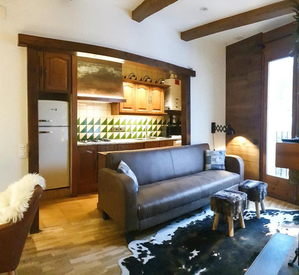 Casa Matilda - Apartamento Con Chimenea, Vistas, Rustico-Elegante En El Centro Sant Joan de les Abadesses Exteriör bild